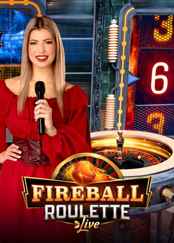Fireball Roulette, Evolution live roulette: Fiery roulette with blazing multipliers