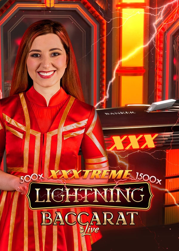 Lightning Baccarat, Evolution live baccarat: Baccarat with lightning multipliers up to 512x
