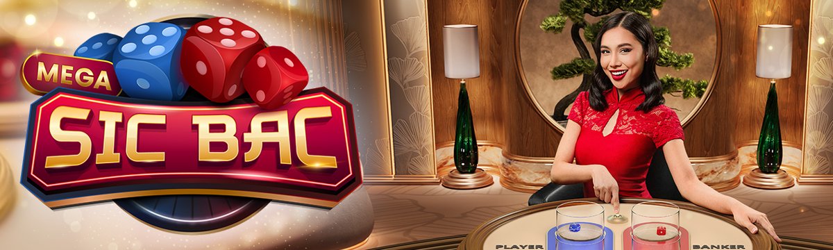 Mega Sic Bac, Pragmatic Play live baccarat: Baccarat scored with dice instead of cards: Player and Banker each roll for…