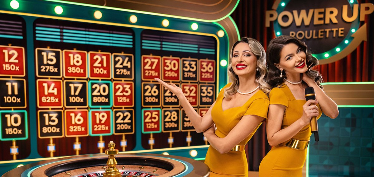 PowerUP Roulette, Pragmatic Play live roulette: Hit a PowerUP number to enter multiplier rounds that stack up to 500x
